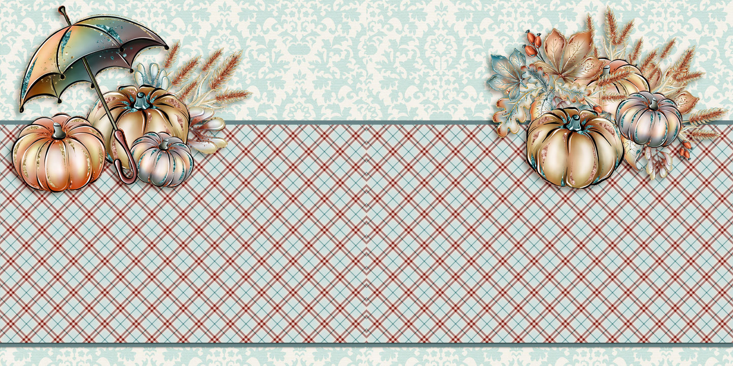 Fall Weather - EZ Background Pages - Digital Bundle - 10 Digital Scrapbook Pages - INSTANT DOWNLOAD