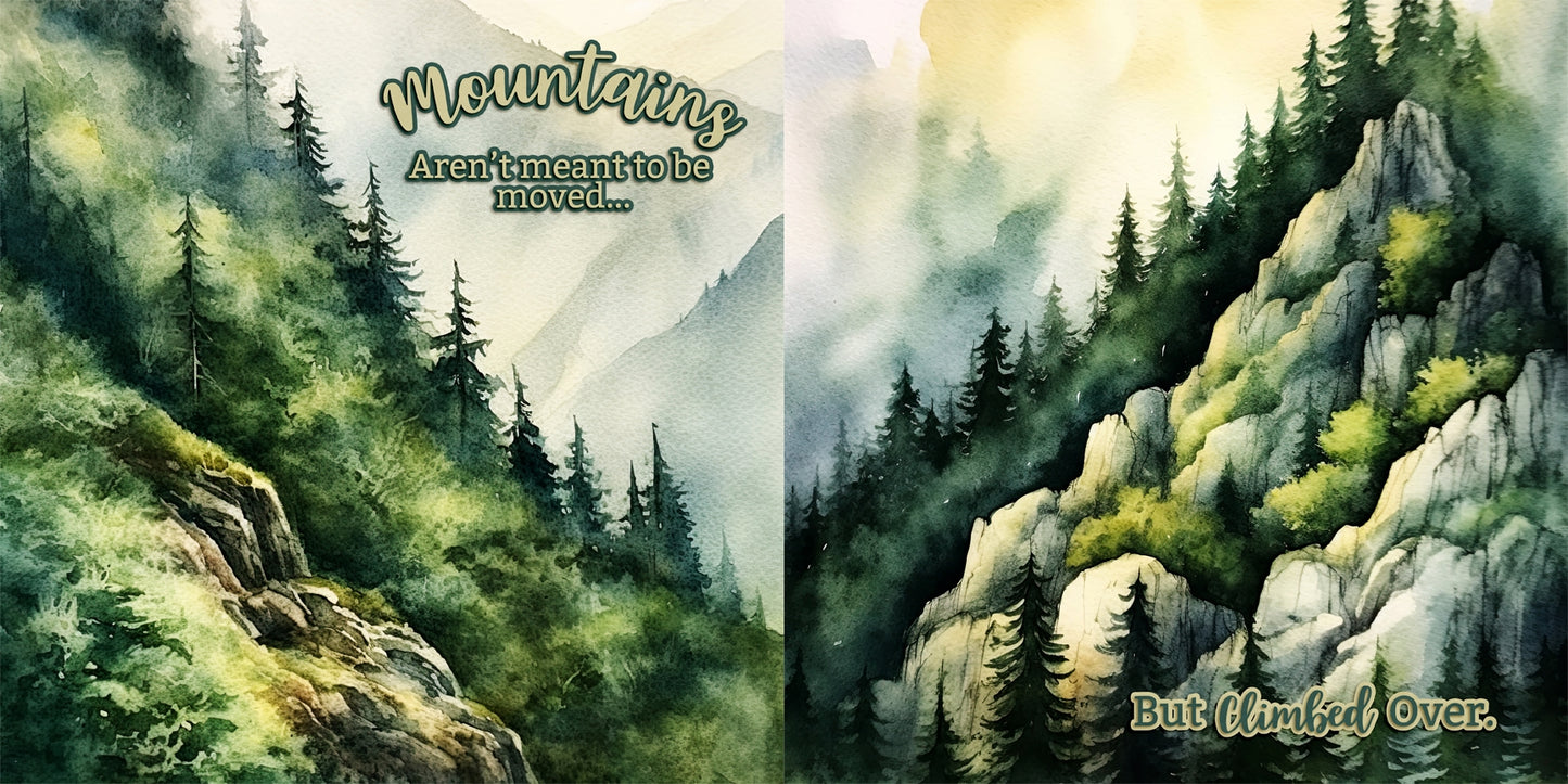 Outside Adventures NPM - Set of 5 Double Page Scrapbook Layouts - 25-1053