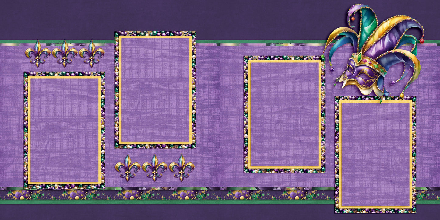 Mardi Gras Masked Jester - 24-166