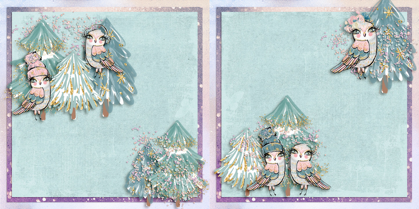 Winter Sparkle Birds NPM - 23-893