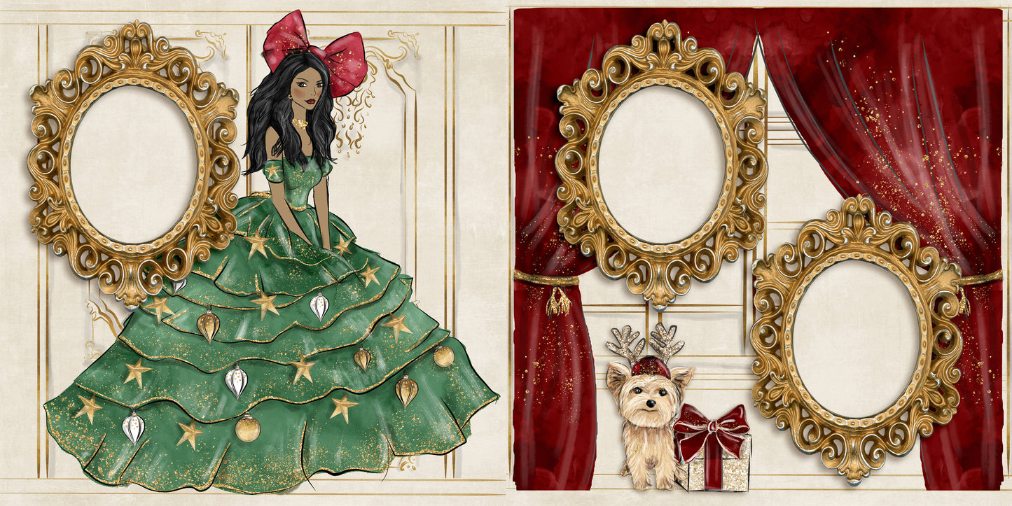 Christmas Glam African American - 23-598