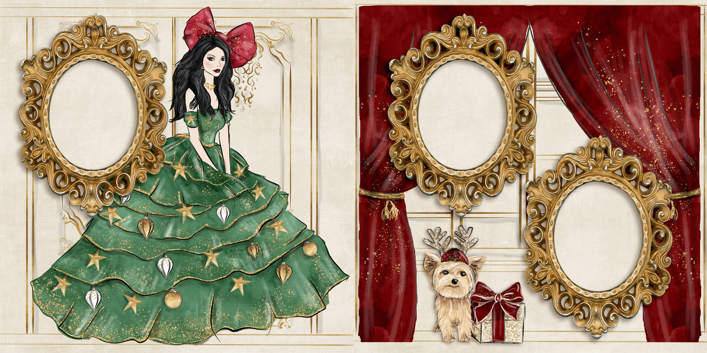 Christmas Glam Dk Brunette - 23-600