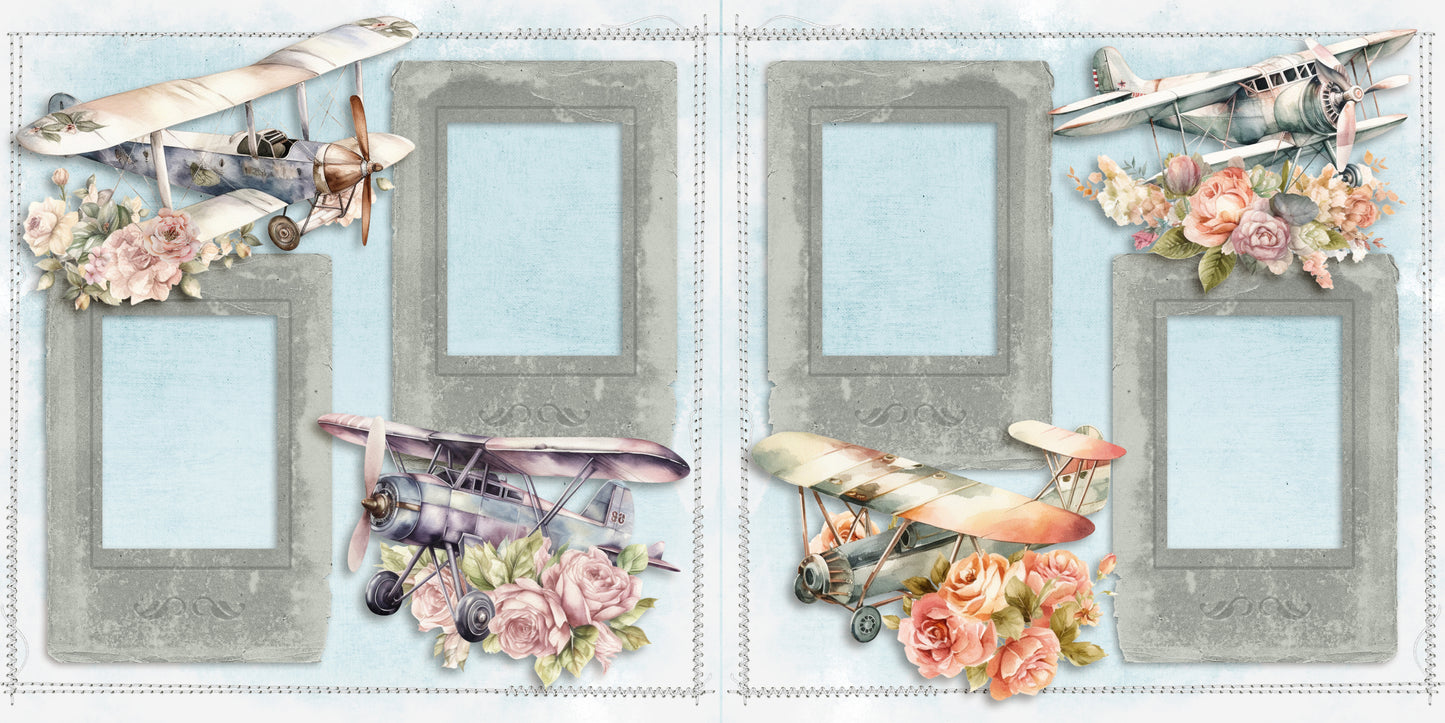 Girly Travel Planes - 23-698