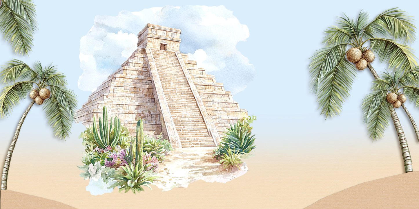 Viva Mexico EZ Background Pages - Digital Bundle - 10 Digital Scrapbook Pages - INSTANT DOWNLOAD