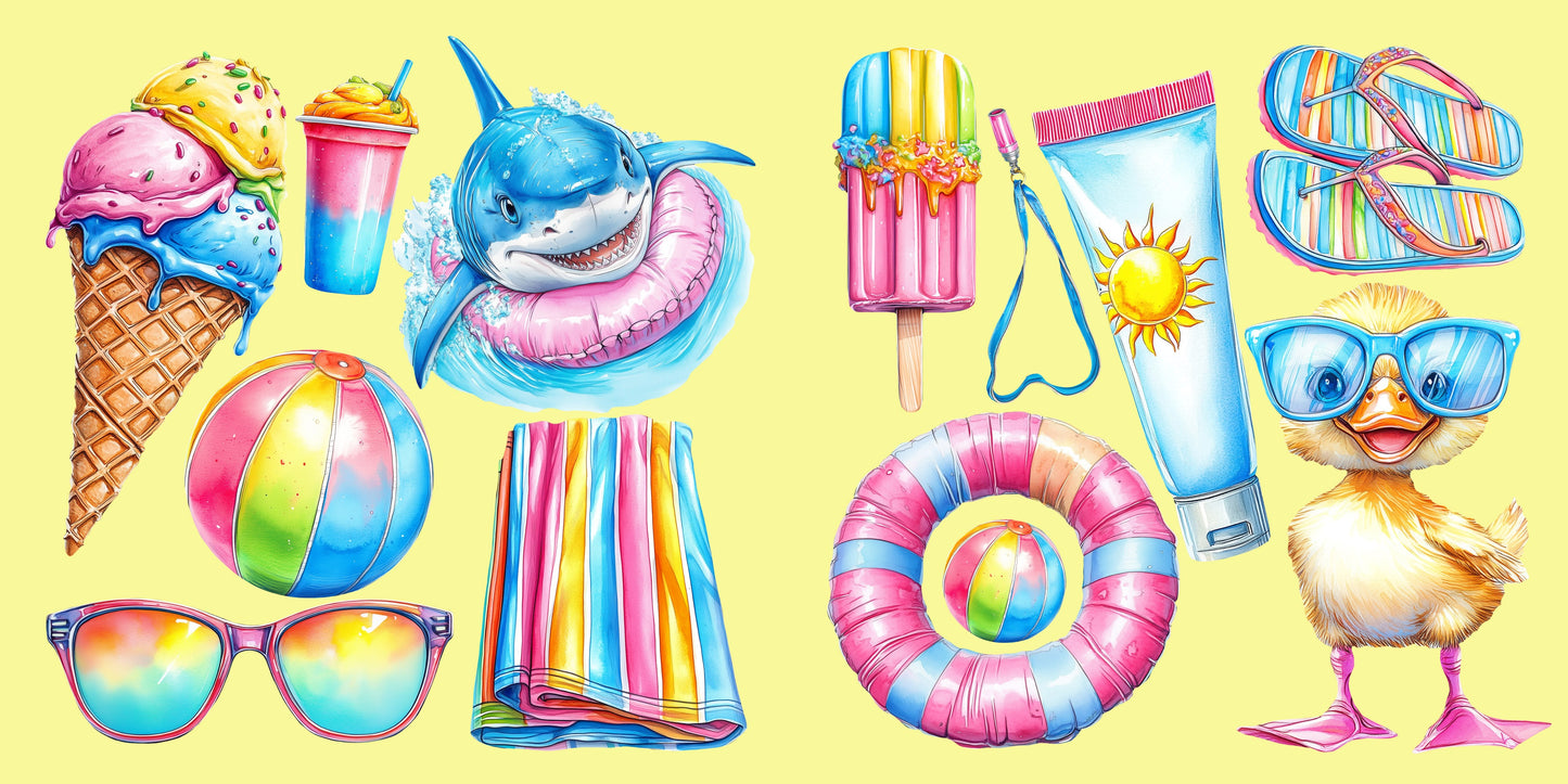 Waterpark - Clip Art Sheets CAS - 25-753