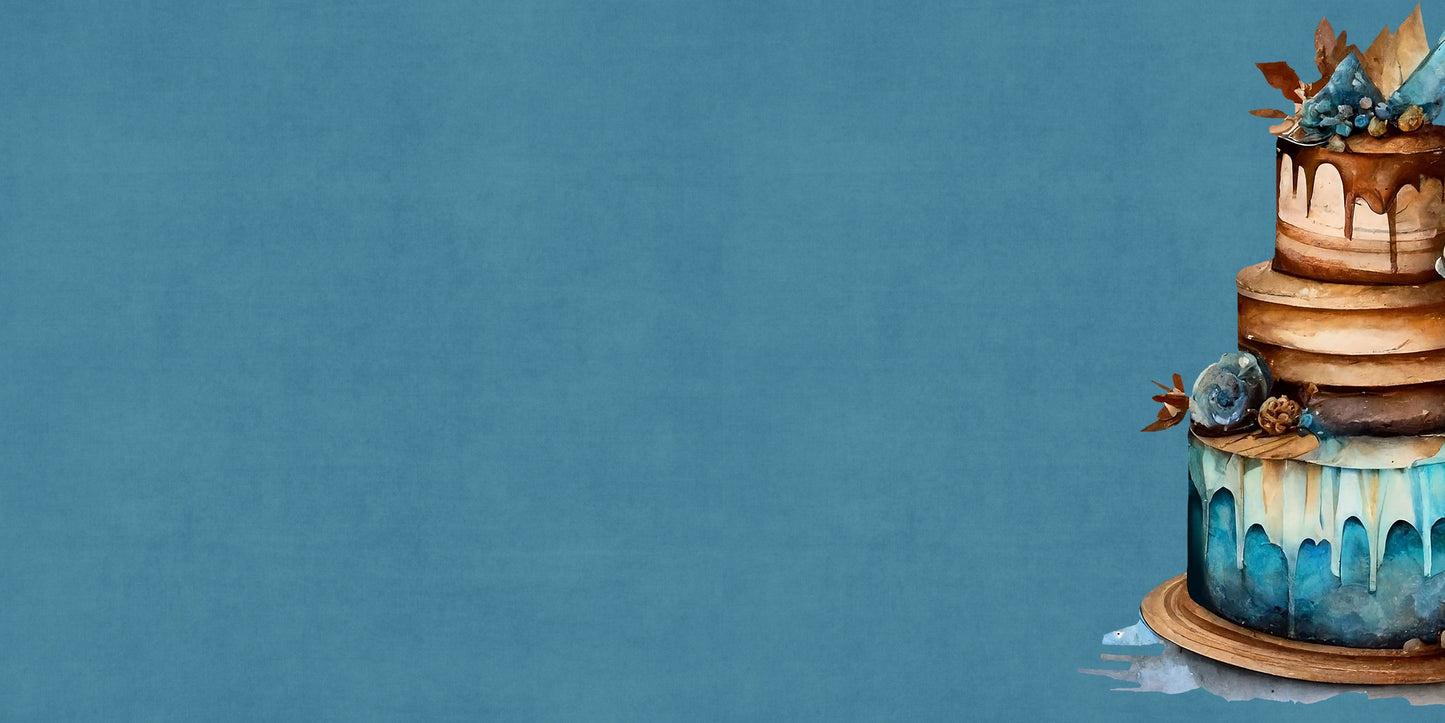 Blue Birthday Large Cake NPM - 23-603