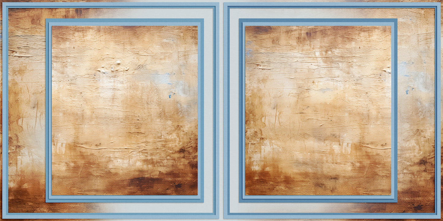 Grunge Coffee Blue NPM - 23-796