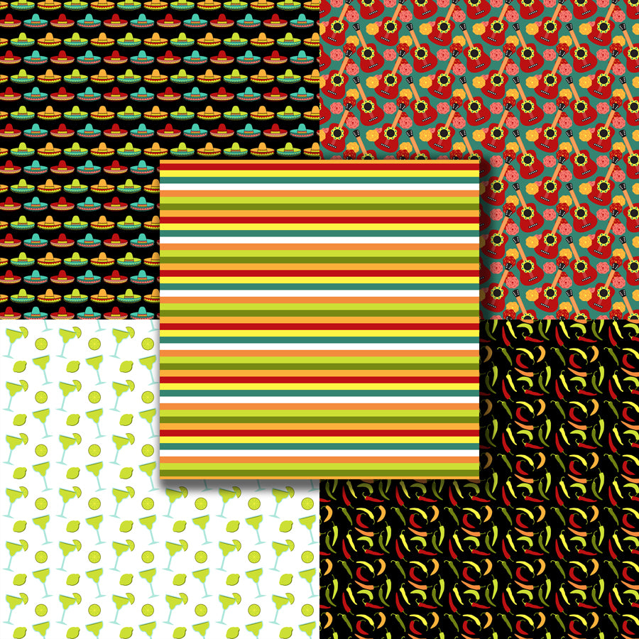 Cinco de Mayo 12X12 Paper Pack - 8718