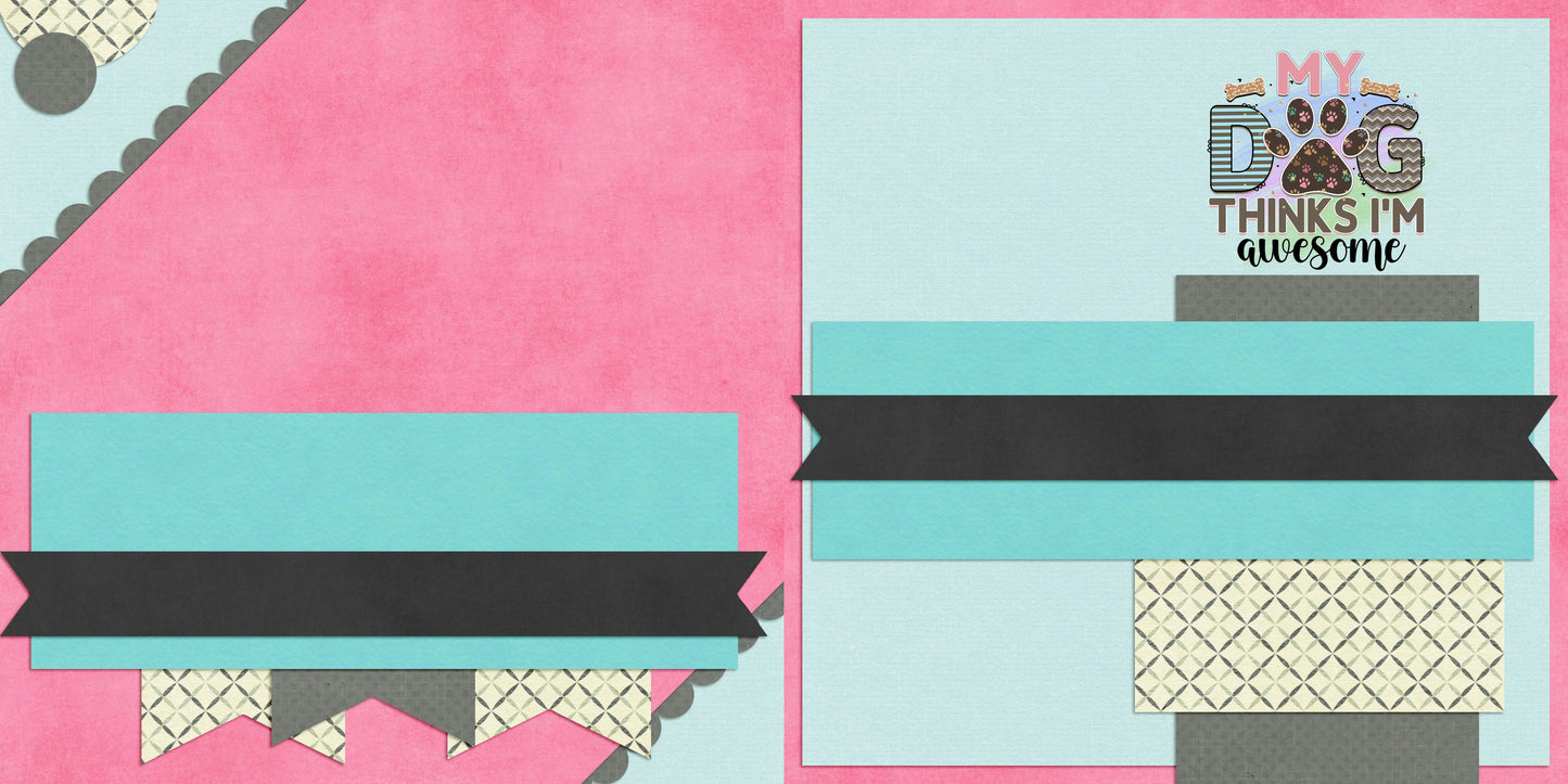 Dog Mom NPM - Set of 5 Double Page Layouts - 1745