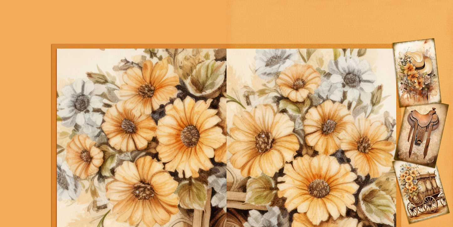 Rustic Cowgirl Cards NPM - 24-258