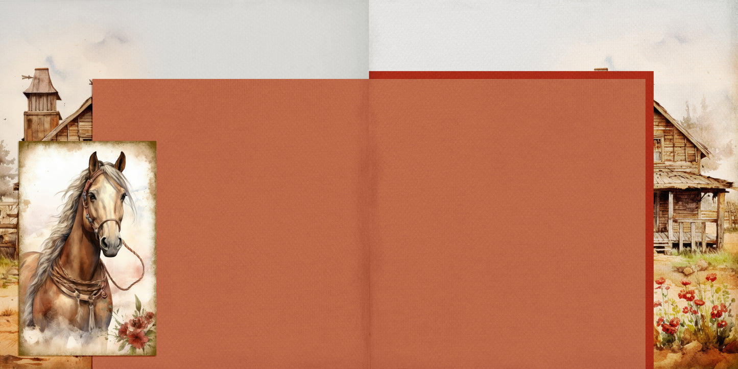 Rustic Cowgirl Horse NPM - 24-259