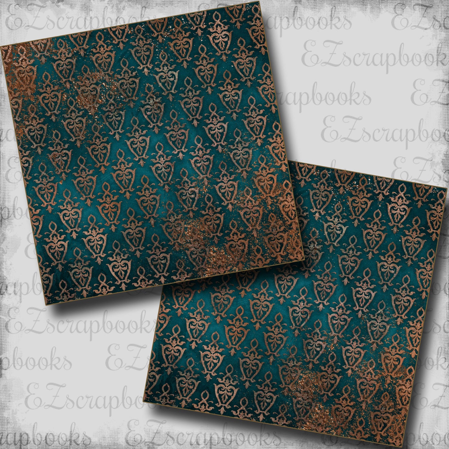 Patina Pattern - Scrapbook Papers - 25-878