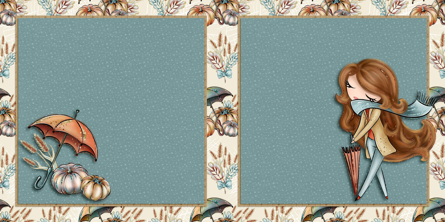 Fall Weather Umbrella Girl NPM - 23-189