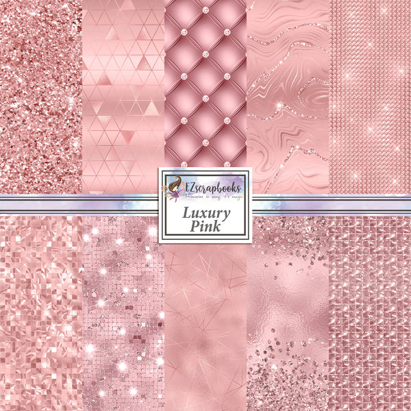 Luxury Pink - Paper Pack - 8266 – EZscrapbooks
