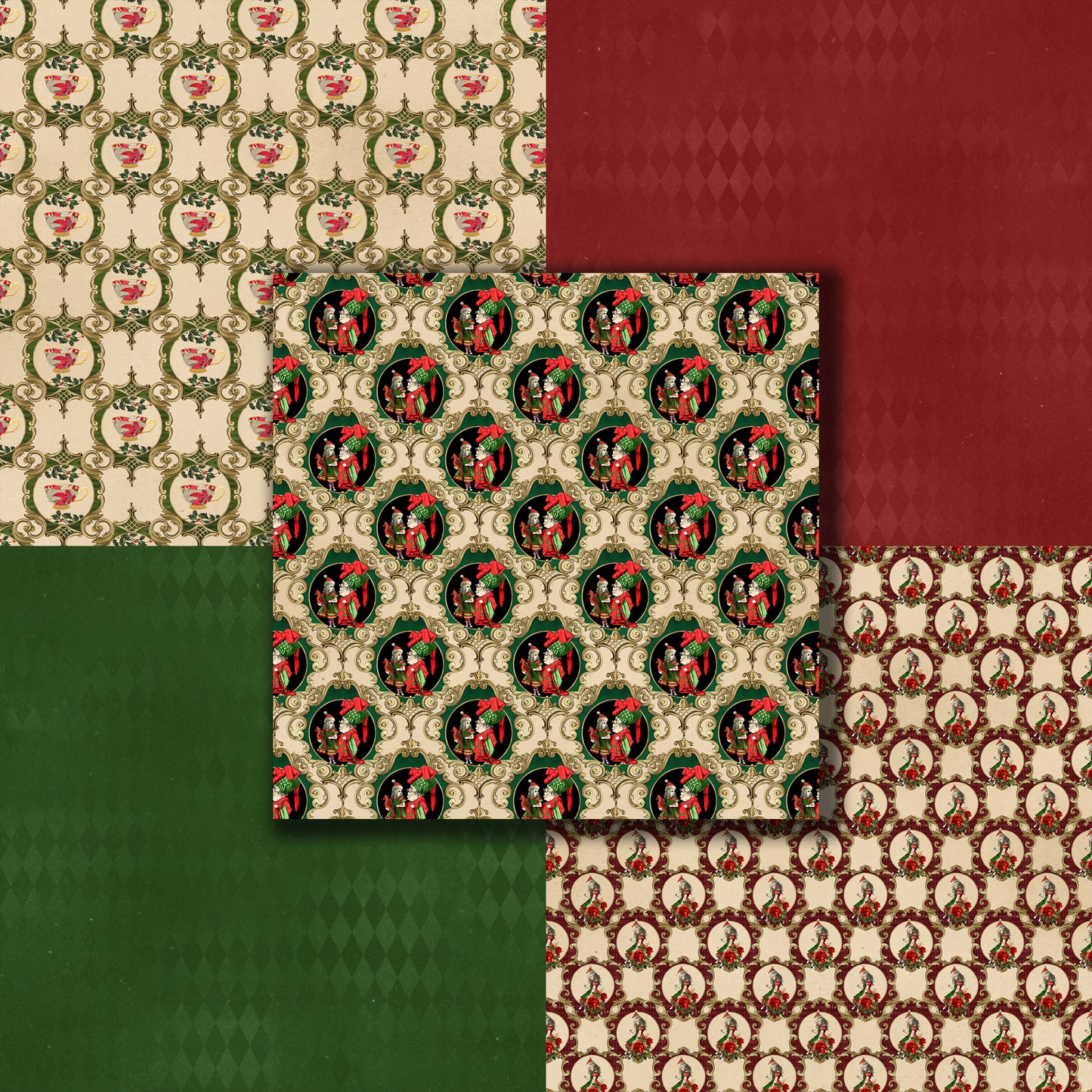 Christmas Alice 12X12 Paper Pack - 8642