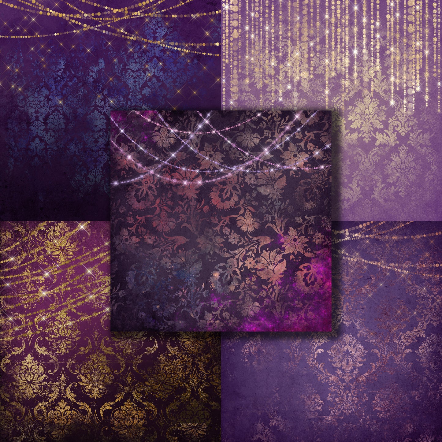 Purple Enchantment 12X12 Paper Pack - 8646