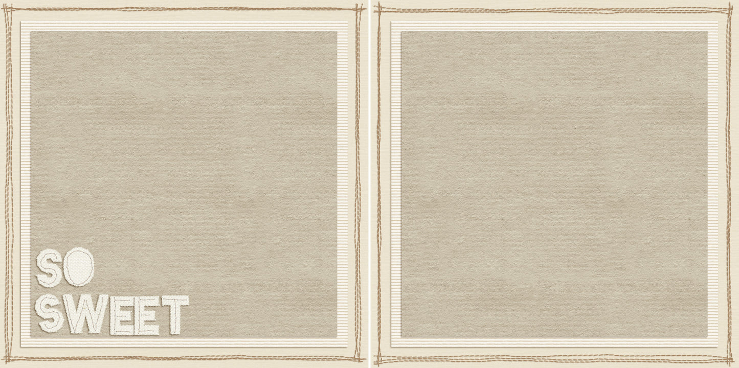 Dream Big Baby Girl NPM - Set of 5 Double Page Layouts - 1458