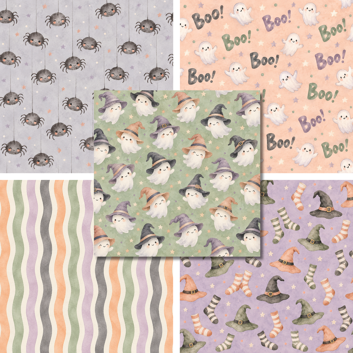 Little Boo Crew - 12X12 Scrapbook Paper Pack - 26-8220