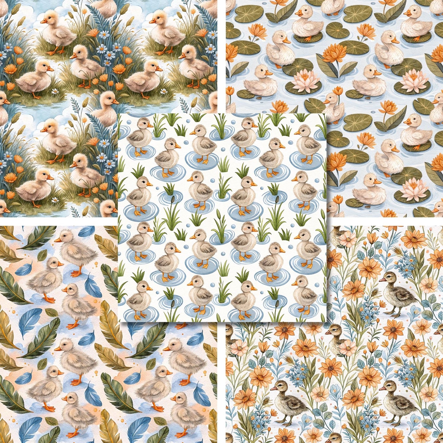Baby Duck - 12X12 Scrapbook Paper Pack - 26-8080