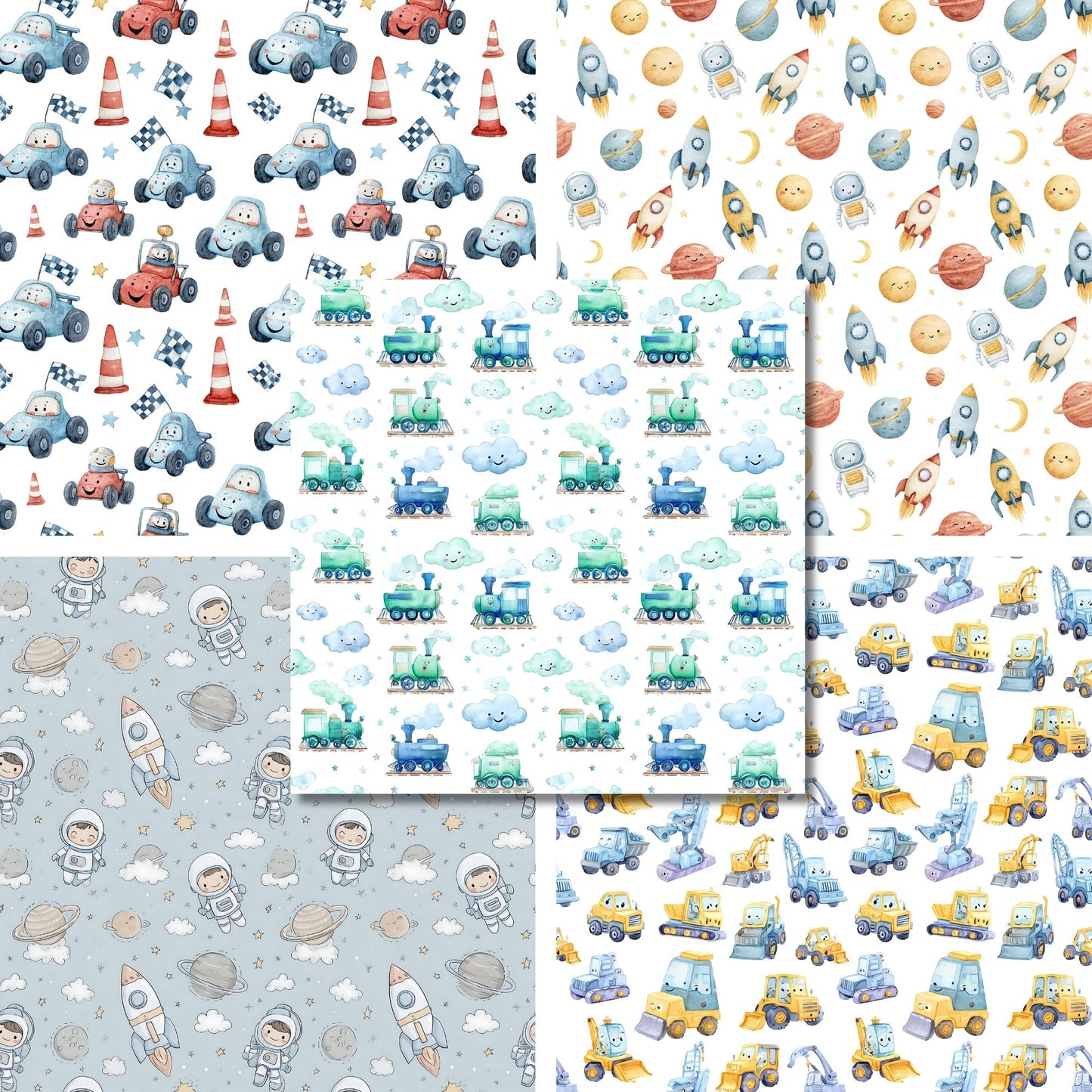 Boy Nursery - 12X12 Scrapbook Paper Pack - 26-8082
