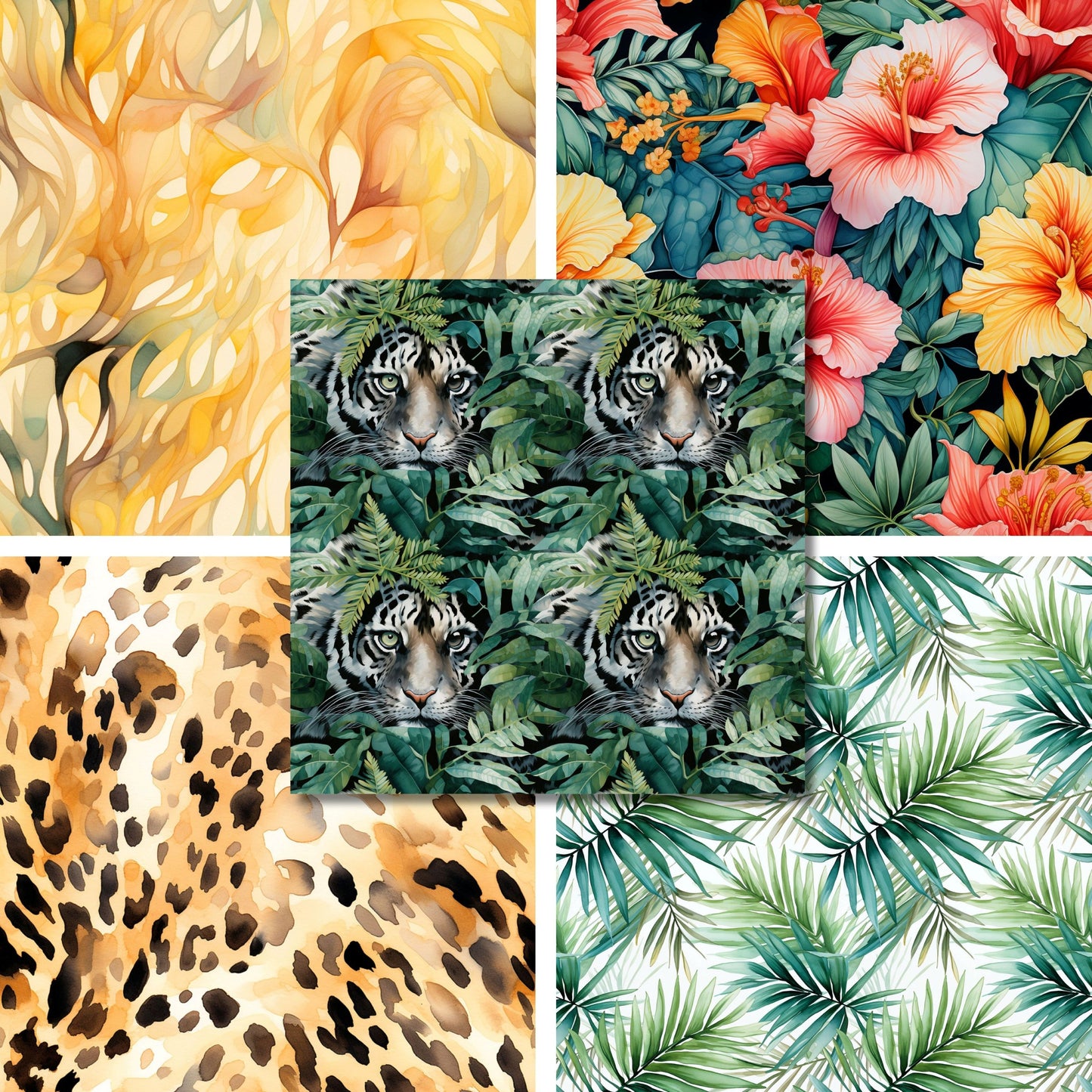 Summer Safari - 12X12 Scrapbook Paper Pack - 26-8020