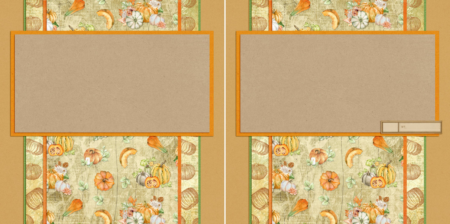Harvest Memories NPM - Set of 5 Double Page Layouts - 1519