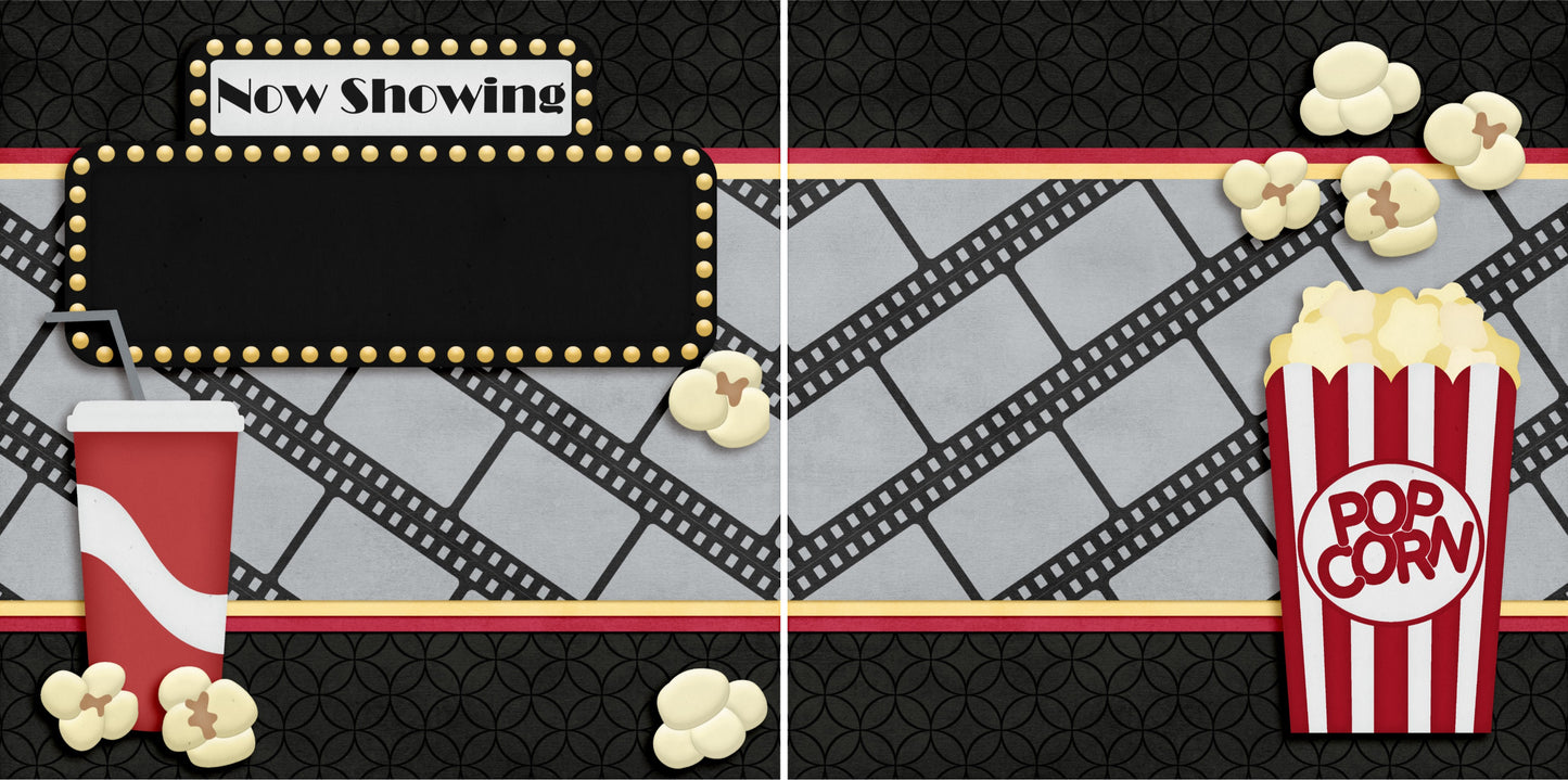 Family Night NPM - Set of 5 Double Page Layouts - 1227