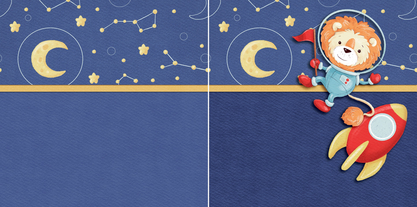 Space Adventures NPM - Set of 5 Double Page Layouts - 1577