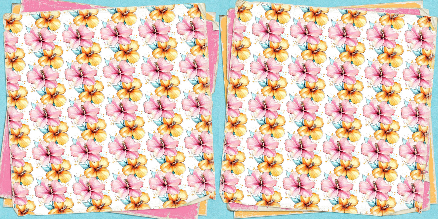 Bright Vacation Stacked NPM - 12x12 Scrapbook Papers - 26-337