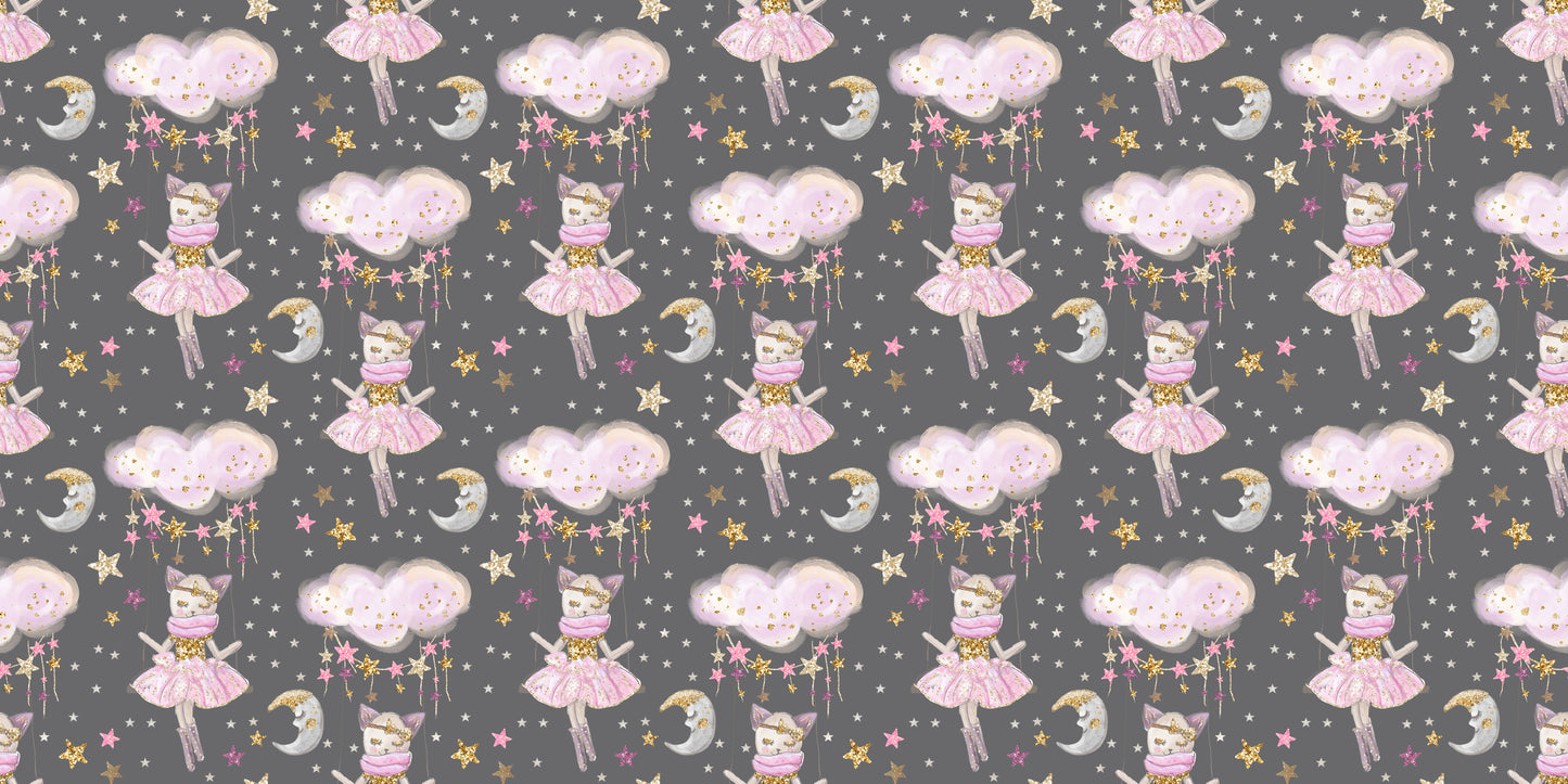 Sweet Dreams Kitty Grey - Papers - 23-382