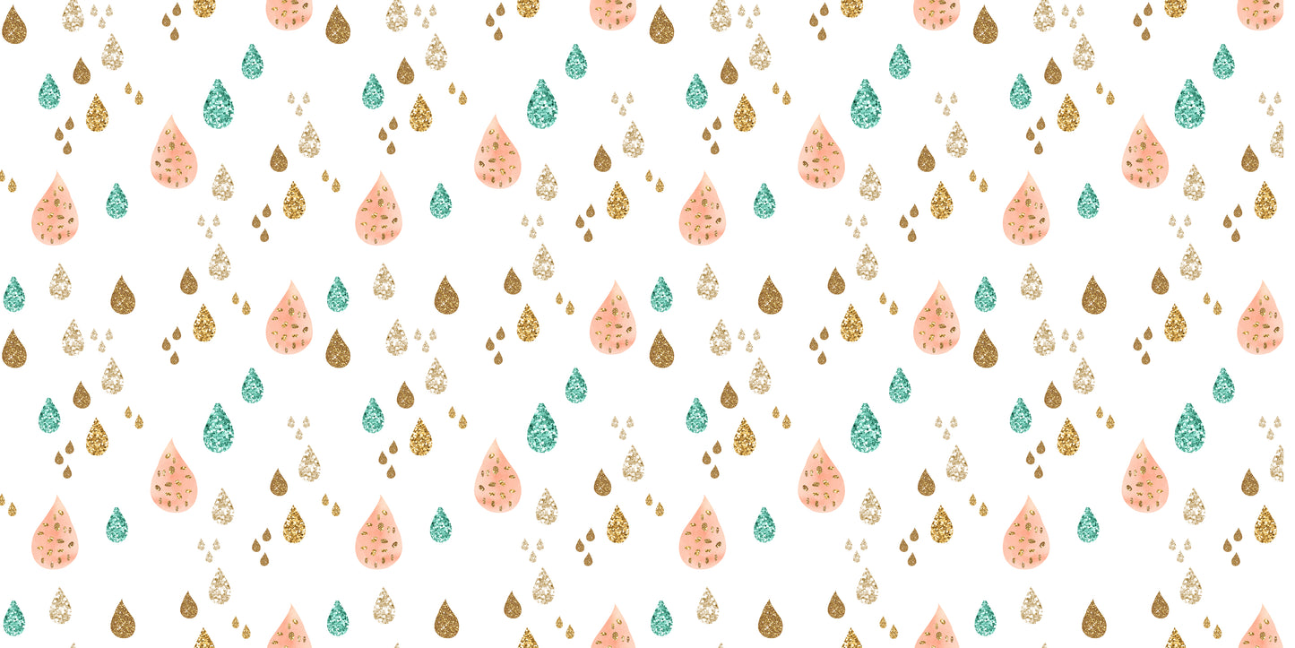 Sweet Dreams Raindrops White - Papers - 23-383