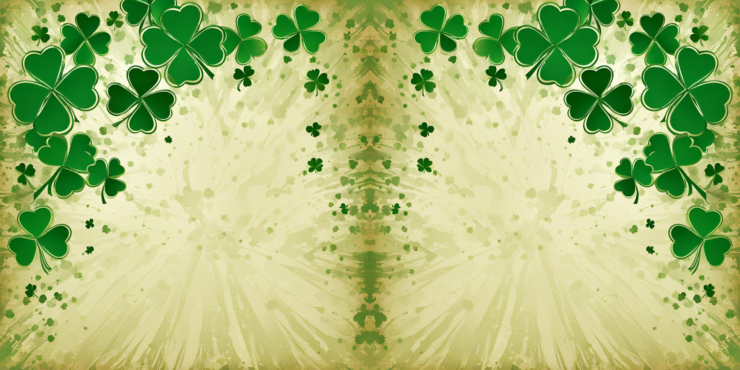 Clover Burst NPM - St Patrick's Scrapbook Layout - 26-094