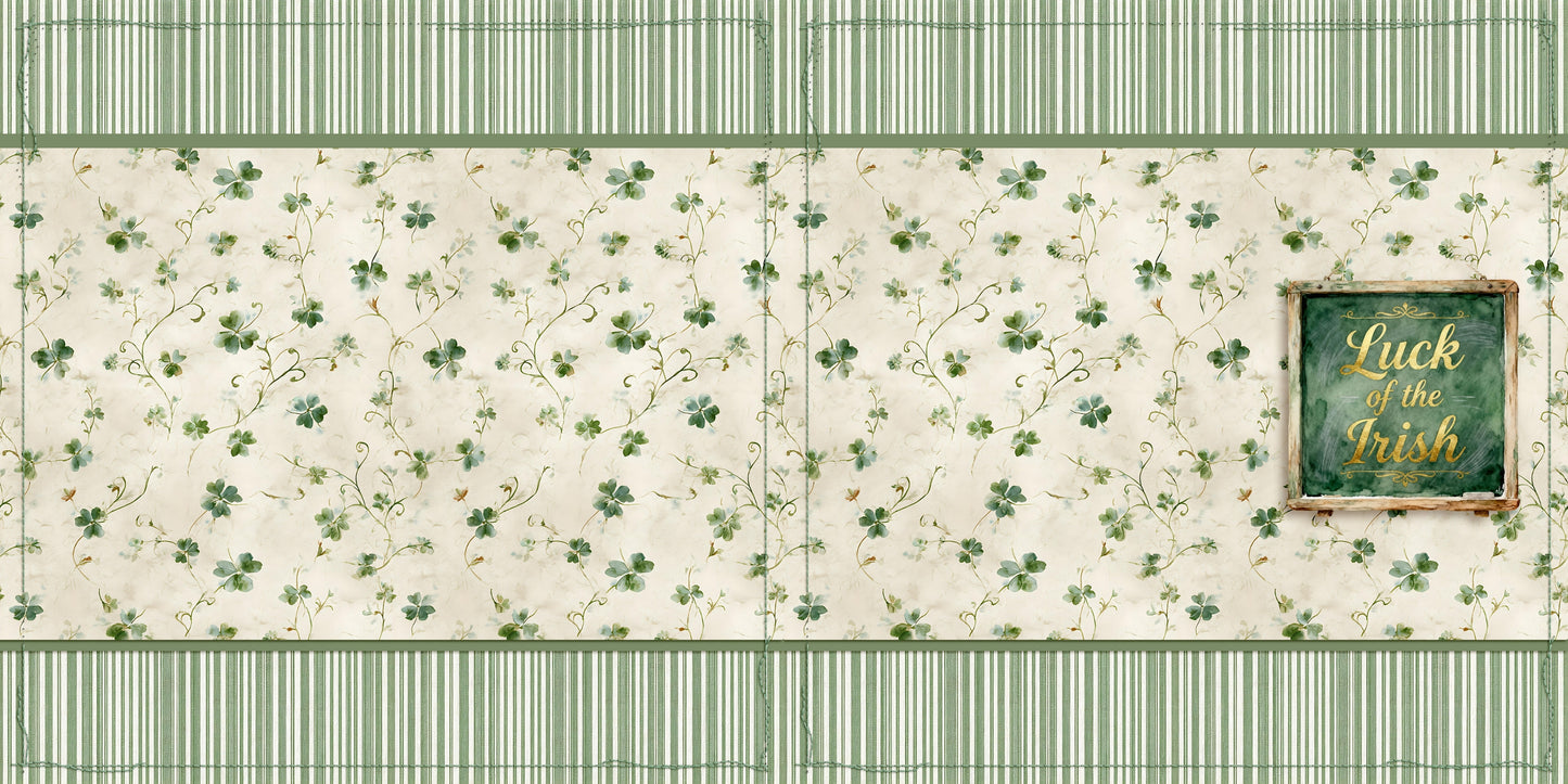 Luck of the Irish NPM - St Patrick's Scrapbook Layout - 26-101