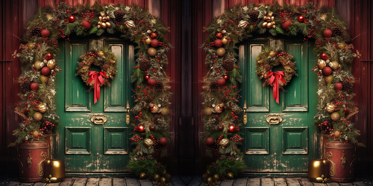 Christmas Doors NPM - Scrapbook Layout - 25-902