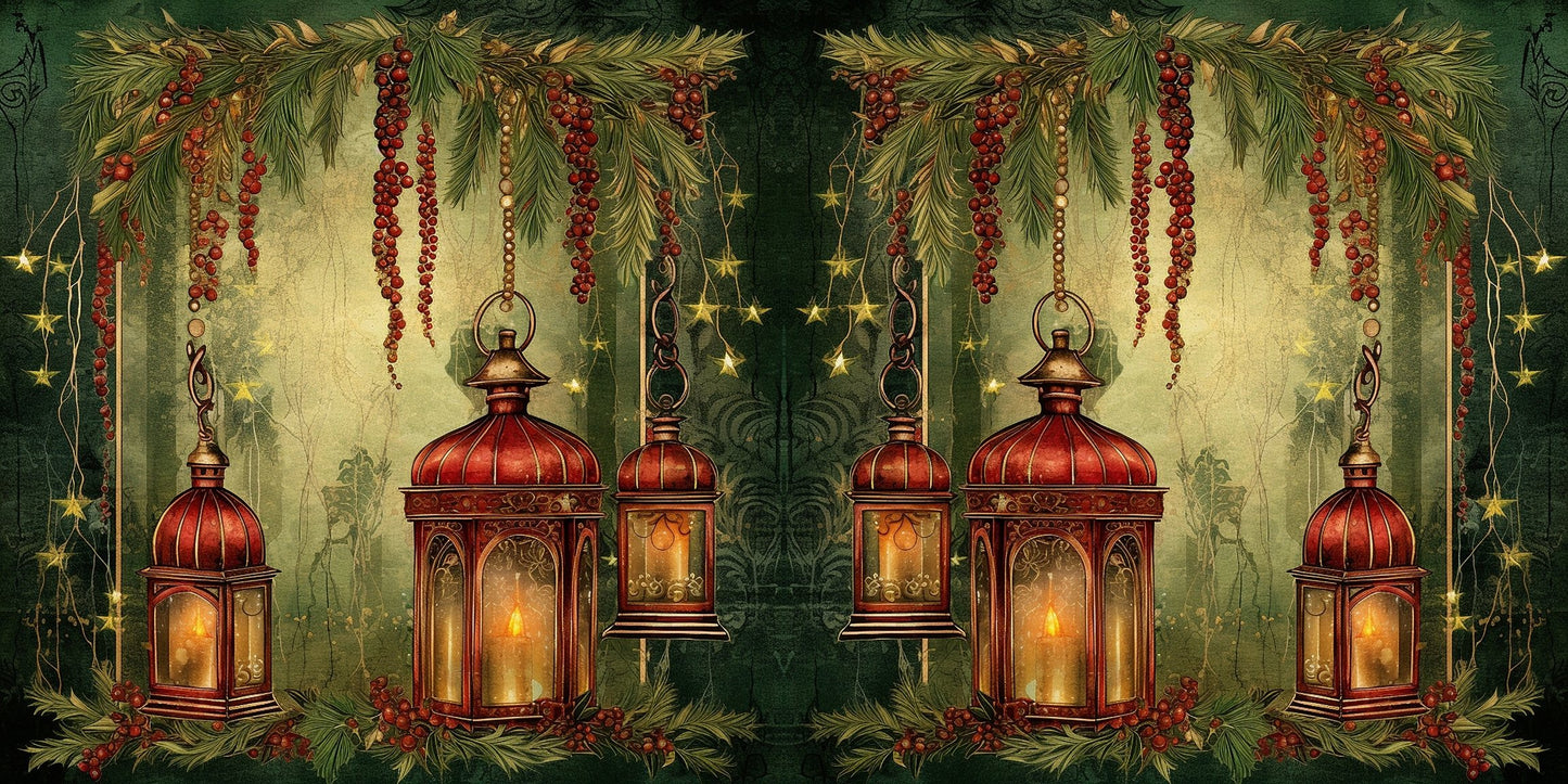 Christmas Lanterns NPM - Scrapbook Layout - 25-909