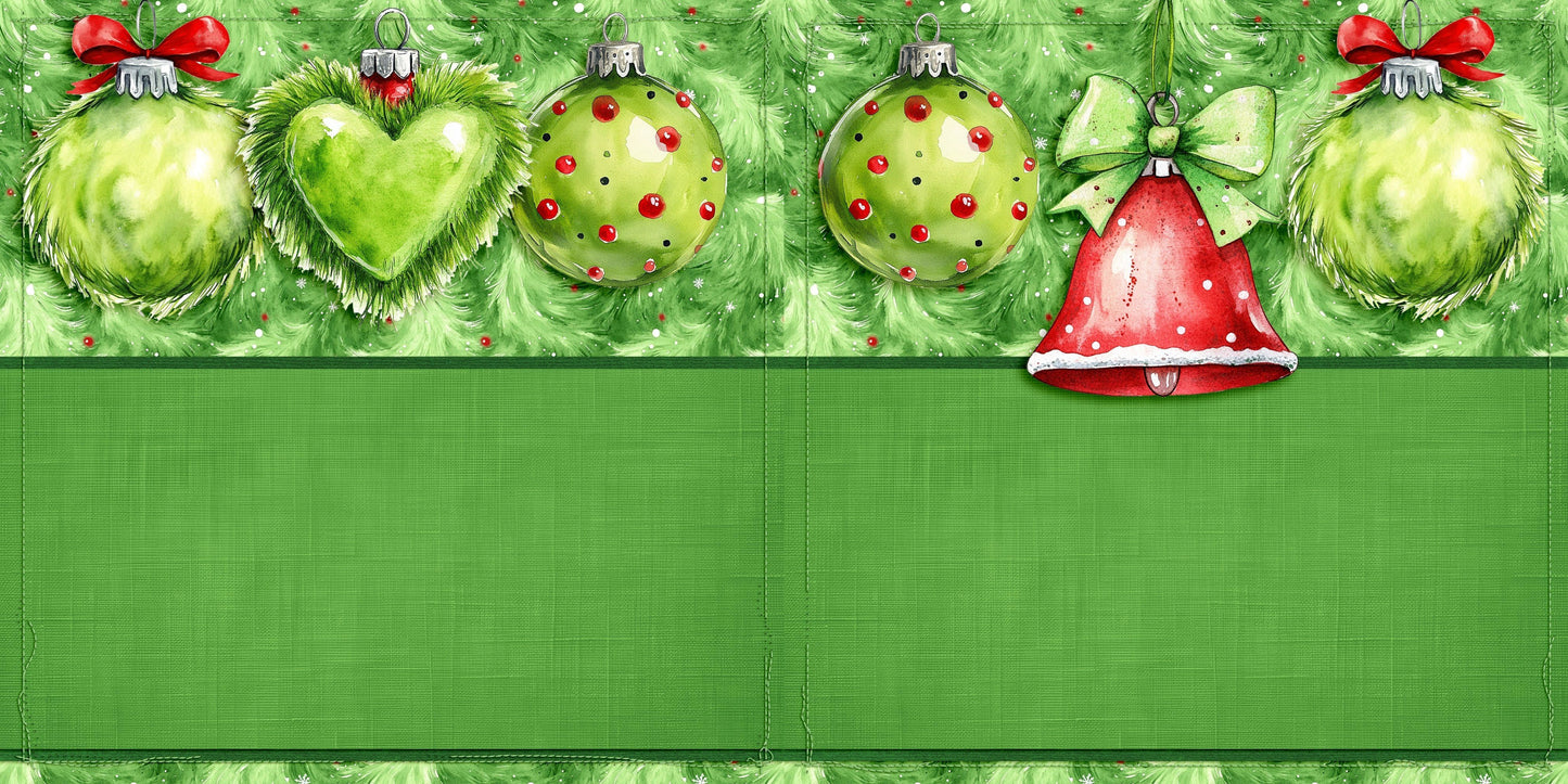 Whimsy Ornaments NPM - Christmas Scrapbook Layout - 25-929