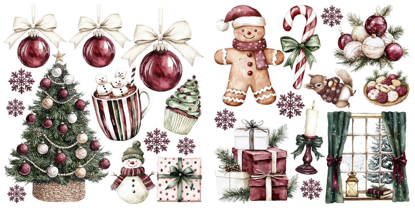 Joyful Time - Christmas - Clip Art Sheets CAS - 25-910