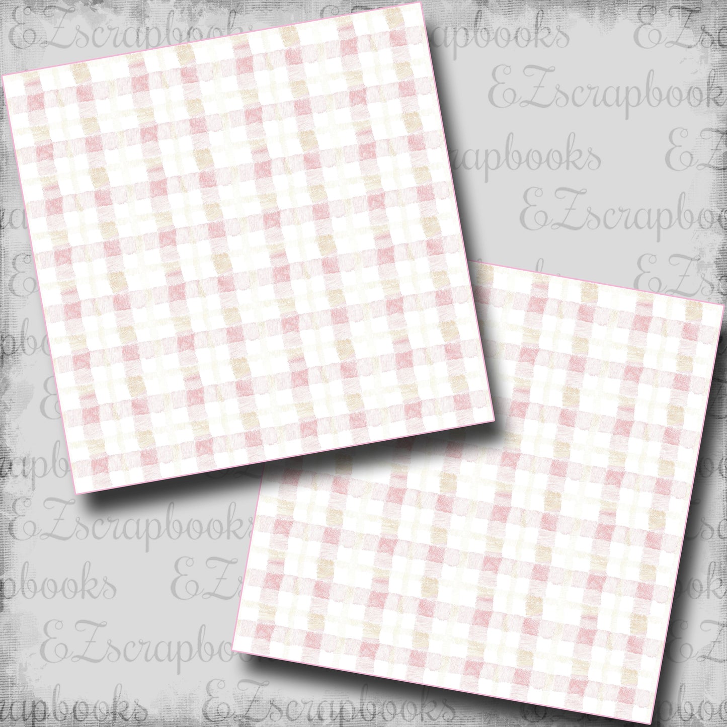 Sweet Easter Plaid - Scrapbook Papers - 25-434