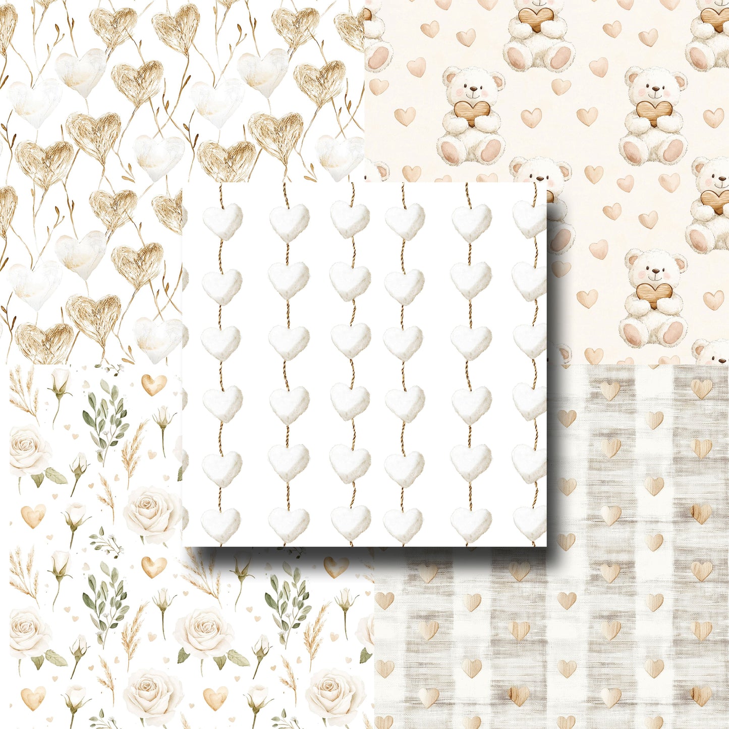 Boho Valentine - 12X12 Scrapbook Paper Pack - 25-8098