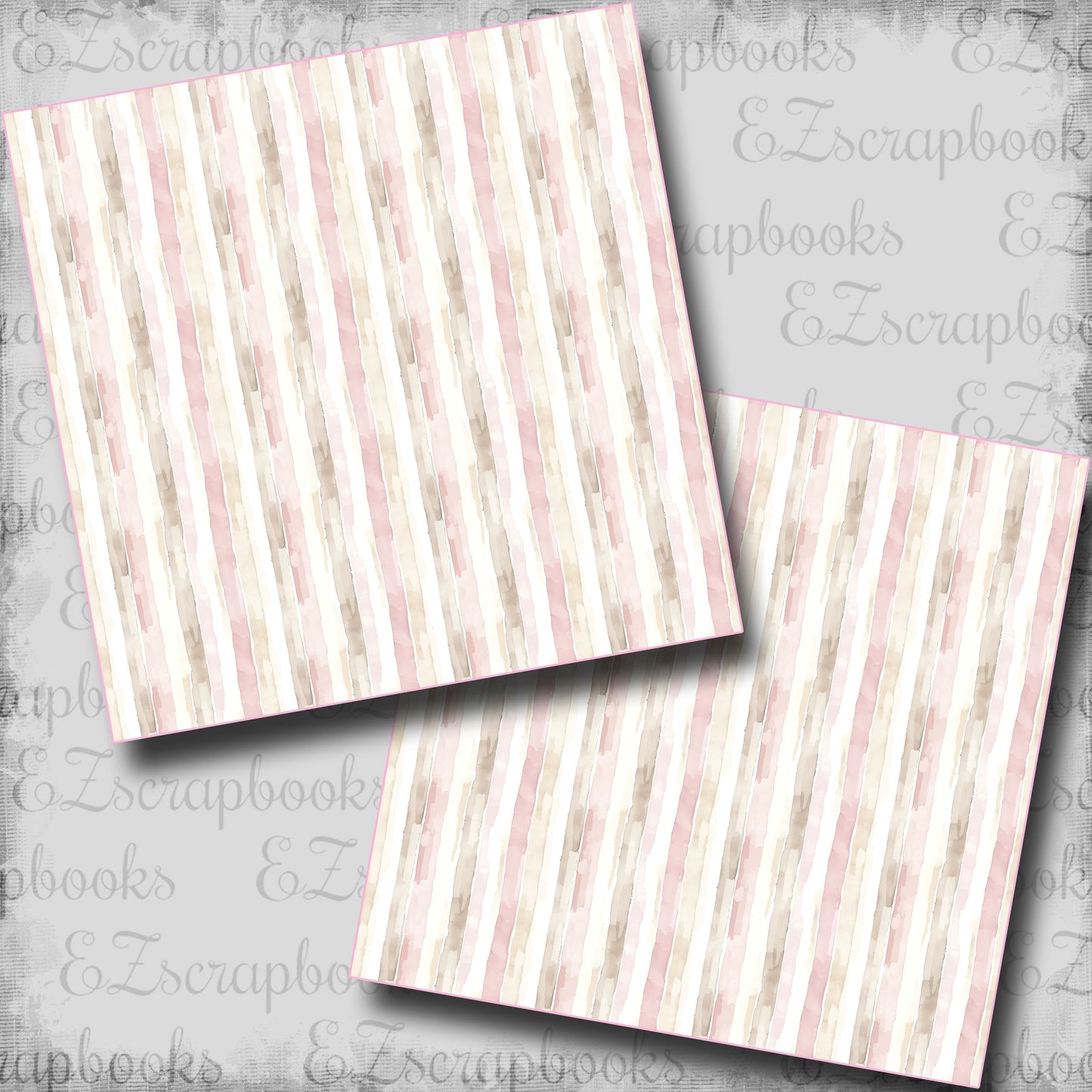 Sweet Easter Stripes - Scrapbook Papers - 25-435