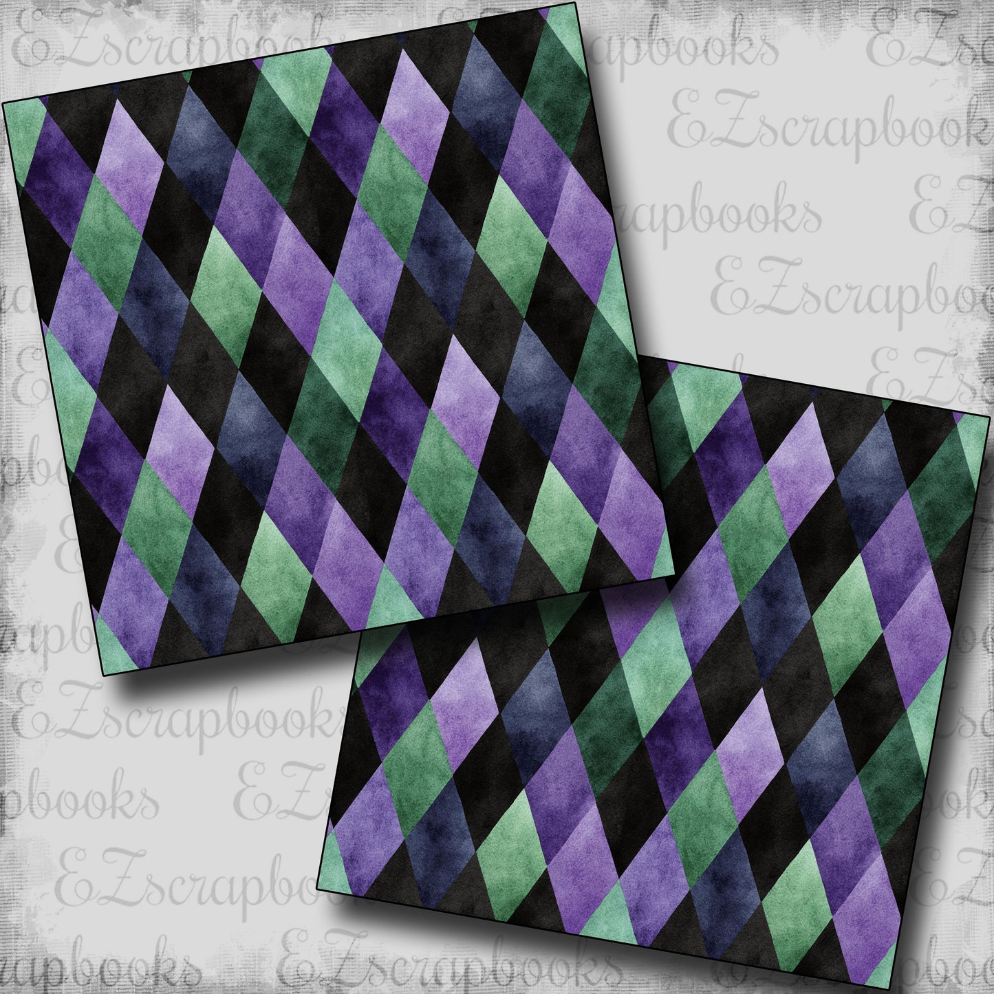 Twilight Diamonds - Scrapbook Papers - 25-836