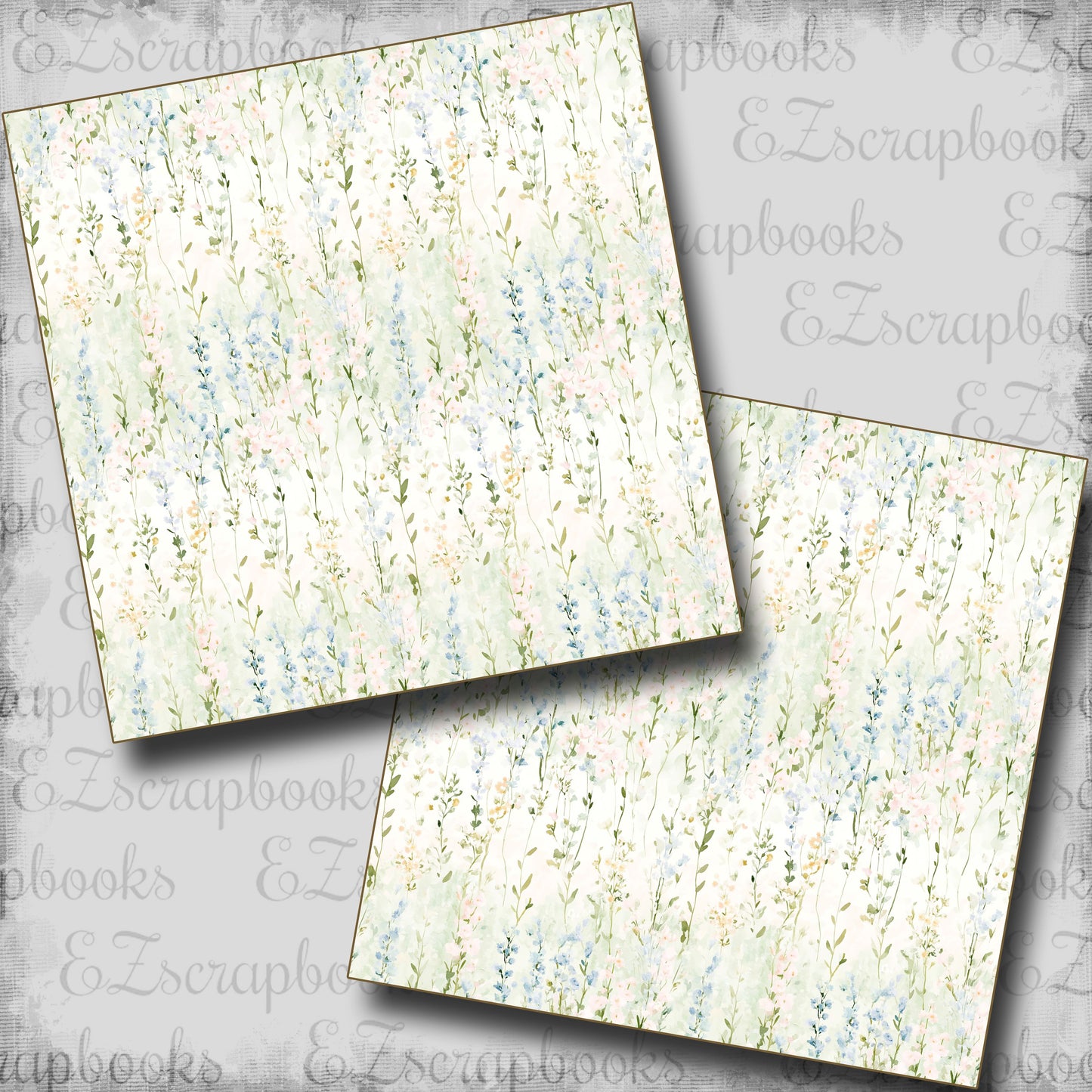 Spring Garden Dainty Stripes - Scrapbook Papers - 25-371