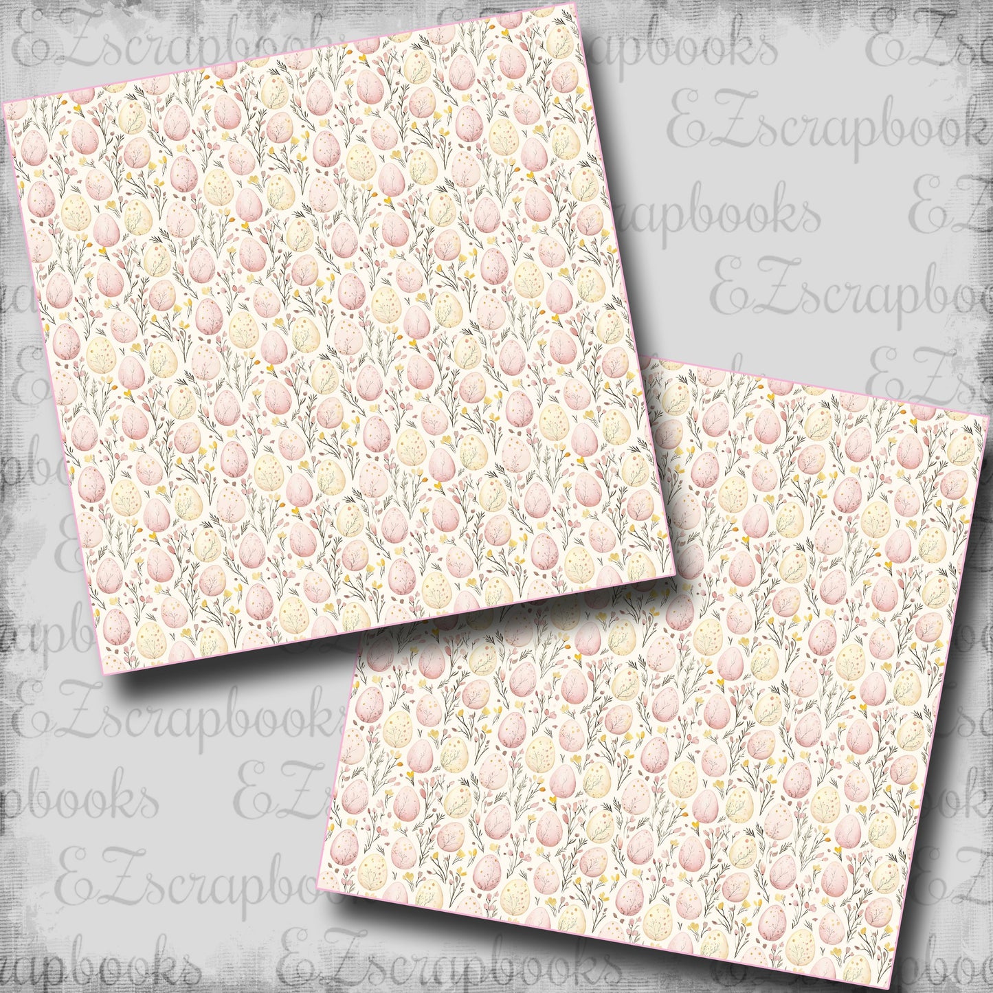 Sweet Easter Eggs - Scrapbook Papers - 25-433