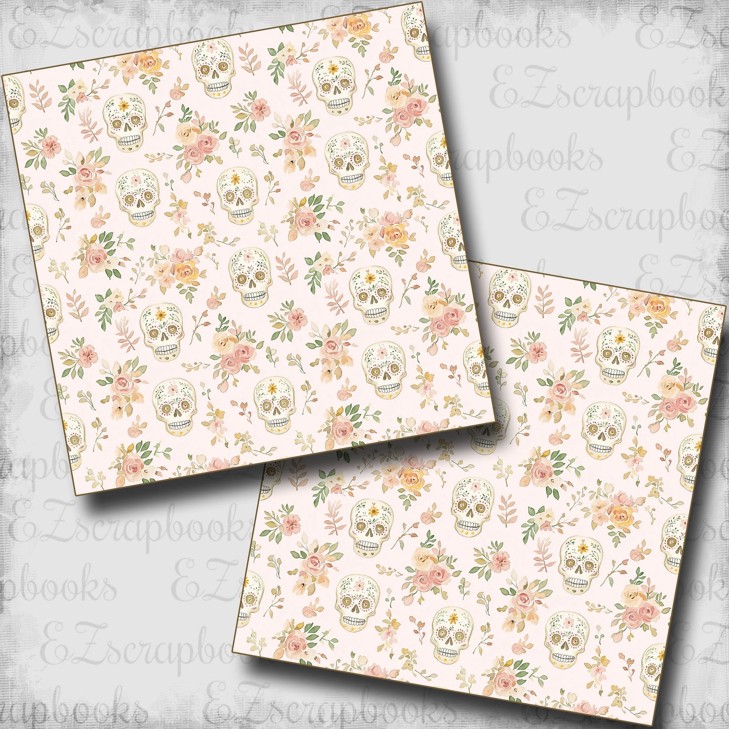 Viva Mexico Skulls - Scrapbook Papers - 25-519