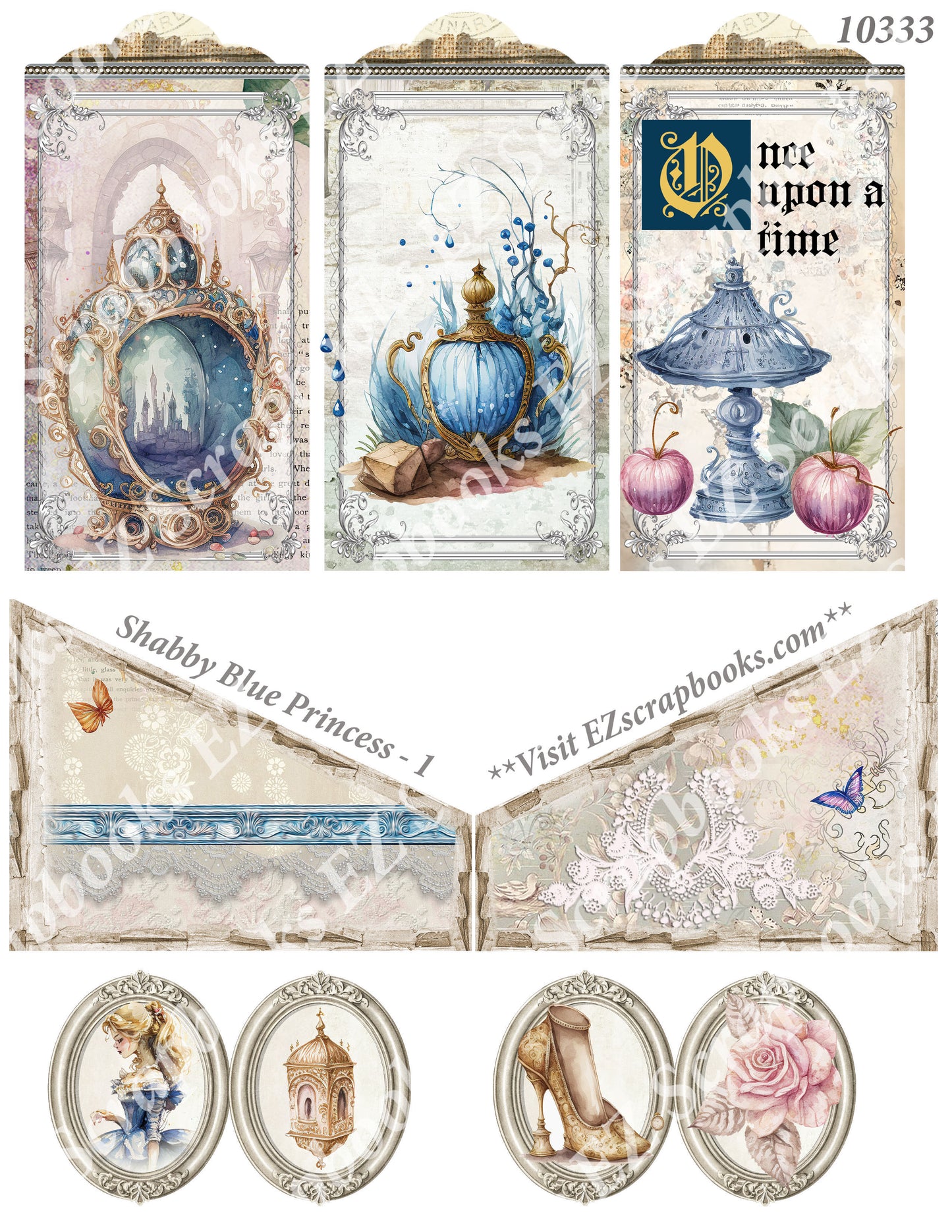 Shabby Blue Princess - 1 - 10333