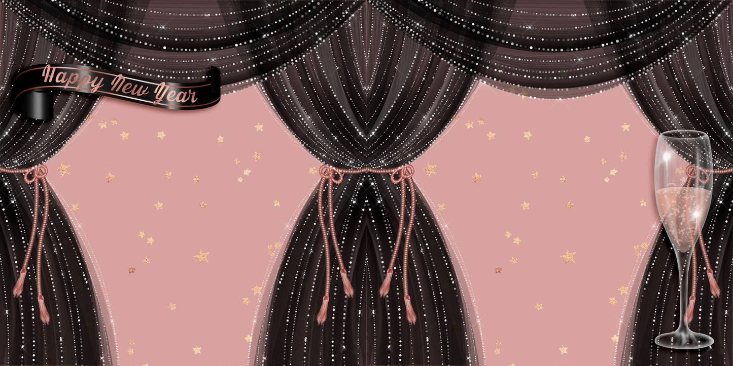 Happy New Year Curtains (No Year) NPM - 6441