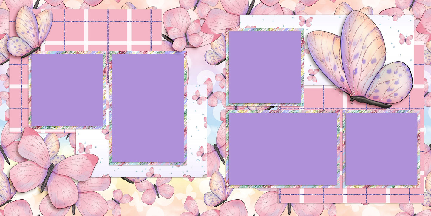 Pink Butterflies - 6626