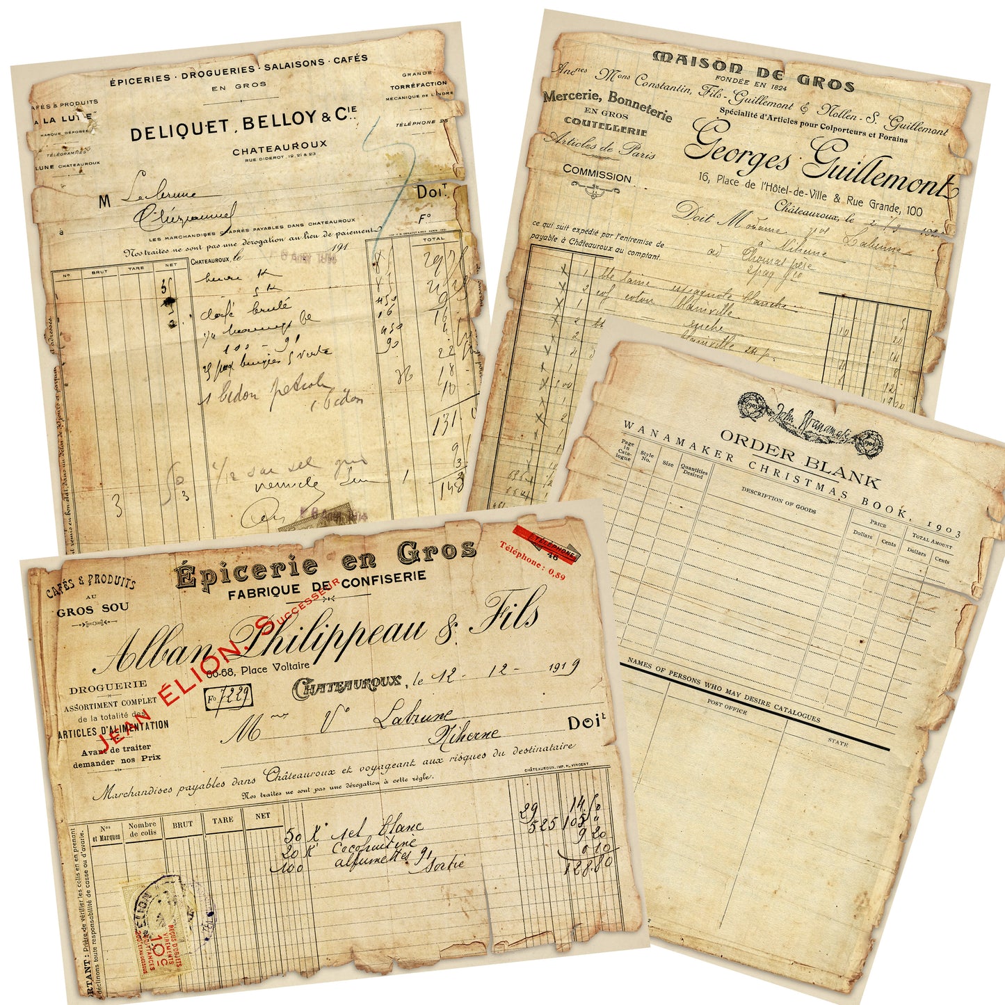 Vintage Ephemera 2 Journal Paper Pack - 7072 - EZscrapbooks Scrapbook Layouts Journals