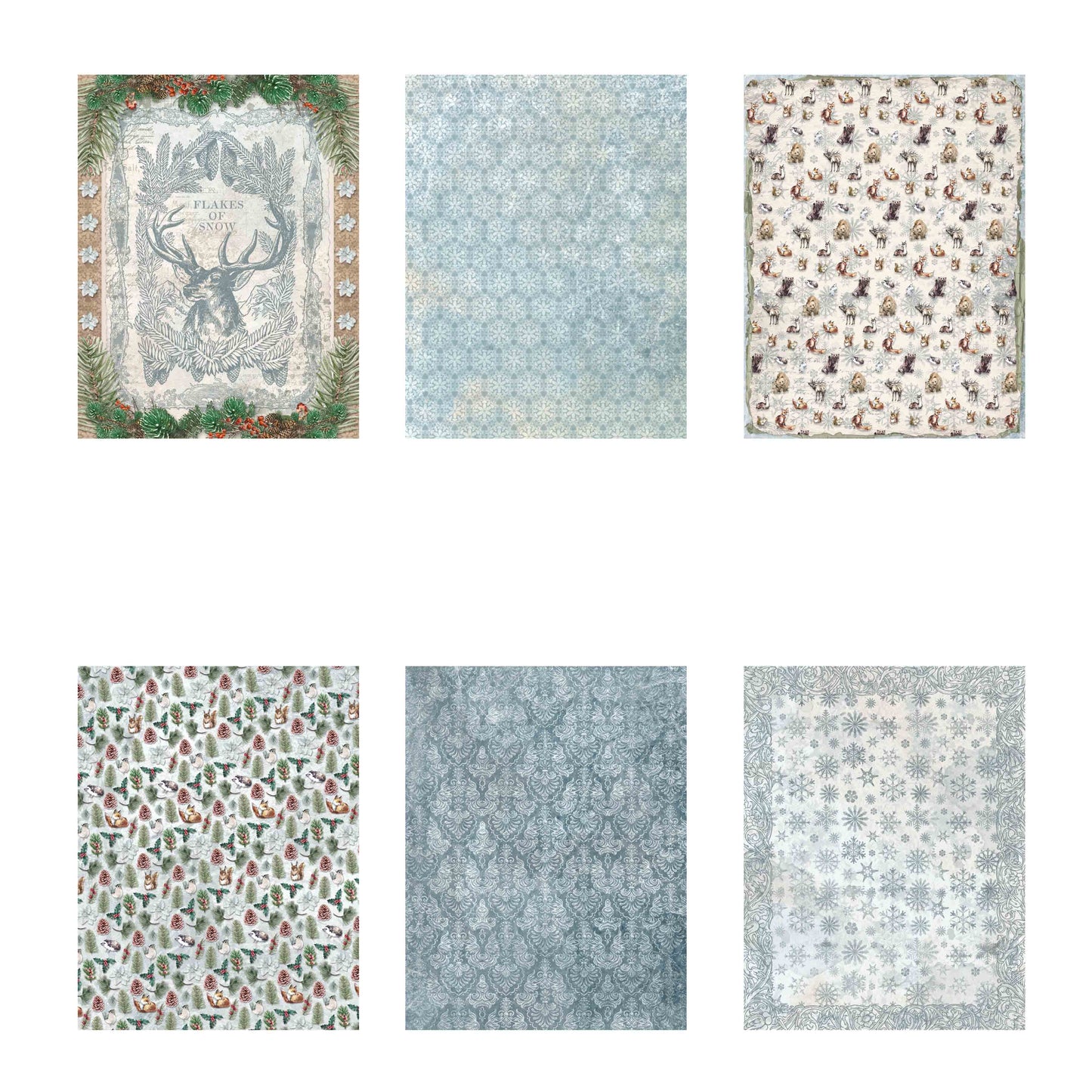 Winter Cottage Paper Pack - 7610