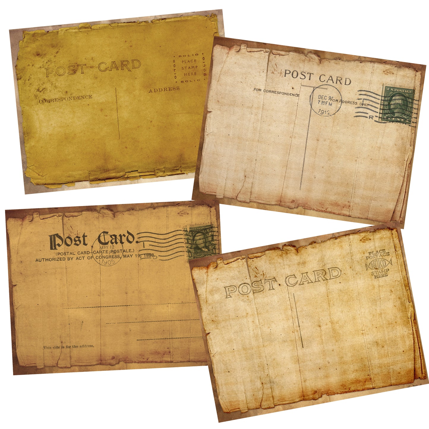 Postcard Journal Paper Pack - 7042 - EZscrapbooks Scrapbook Layouts Journals